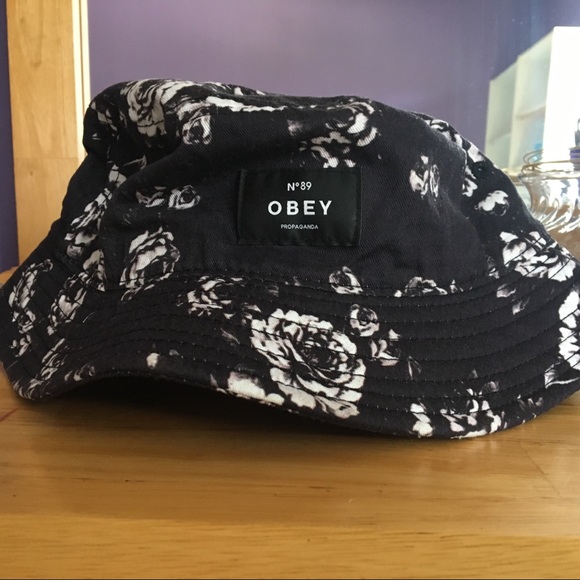 obey bucket hat floral